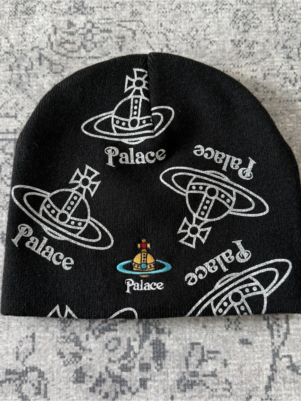 Palace x Vivienne Westwood Black Beanie